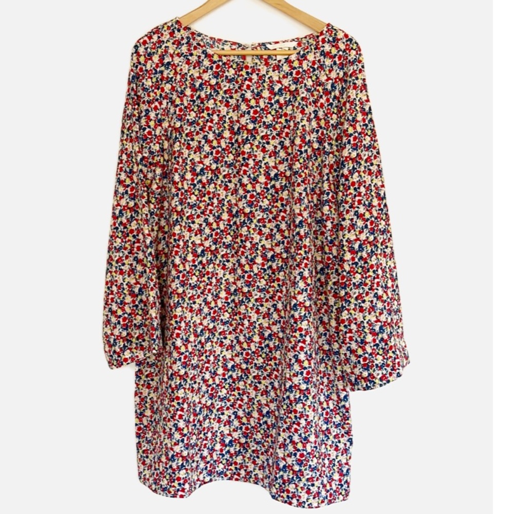 H&M Dress Long Sleeve Ditsy Floral Size Large NWT